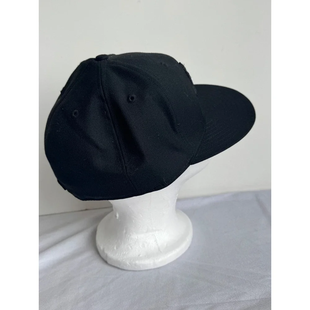 New Era 59FIFTY NY Yankees Fitted Hat‎ 7 1/2 Black on Black MLB Baseball Cap
